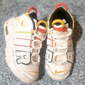 Nike Kids White and Red Sneakers